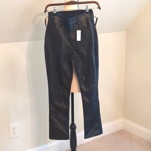 Gap Faux Leather Pant, Black, Size 00/24 Short